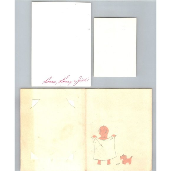 Vintage 1960s Baby Announcement Photo Christmas Card Butler PA Lot of 3 - Picture 5 of 5